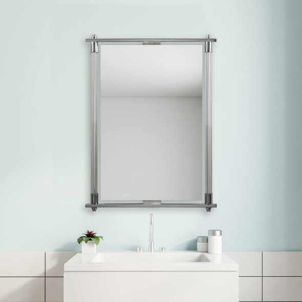 Adara Vanity Mirror - Size: 85H x 65W x 5D (cm) - Contemporary style